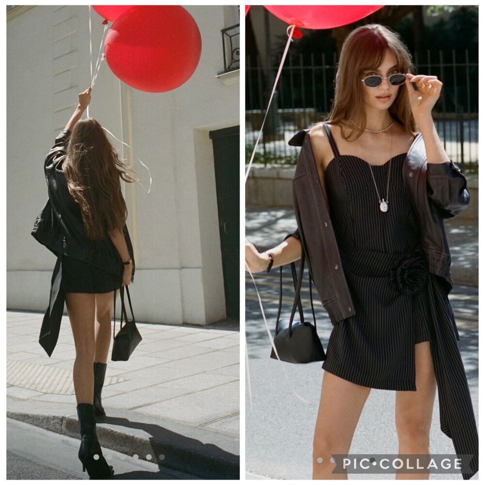 New Anthropologie Porridge Aubrey Pinstripe Bustier Rosette Playsuit Size Large